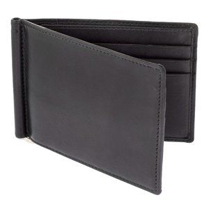 SLIM Front Pocket Minimalist Money Clip (Black)